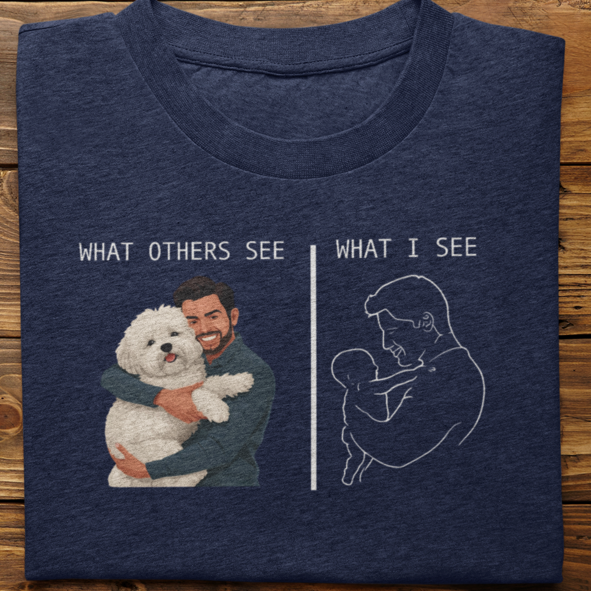 Lhasa Apso : What Others See Tshirt Unisex(Male)