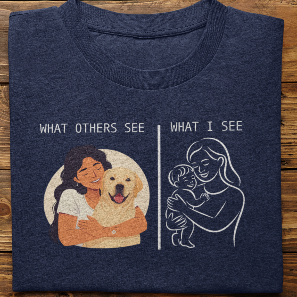 Labrador : What Others See Tshirt Unisex(Yellow-Female)