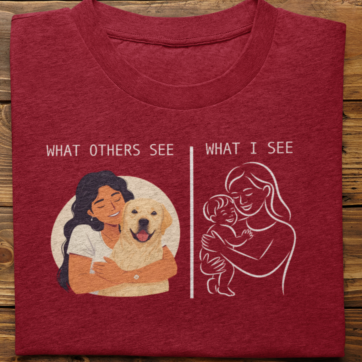 Labrador : What Others See Tshirt Unisex(Yellow-Female)
