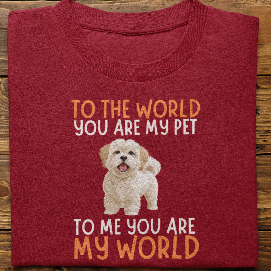 Lhasa Apso : To the World Tshirt Unisex