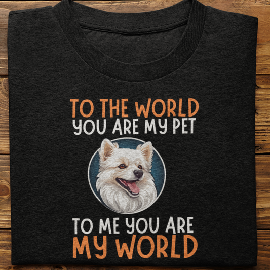 Pomeranian : To the World Tshirt Unisex