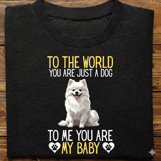 Pomeranian : To World Baby Tshirt Unisex