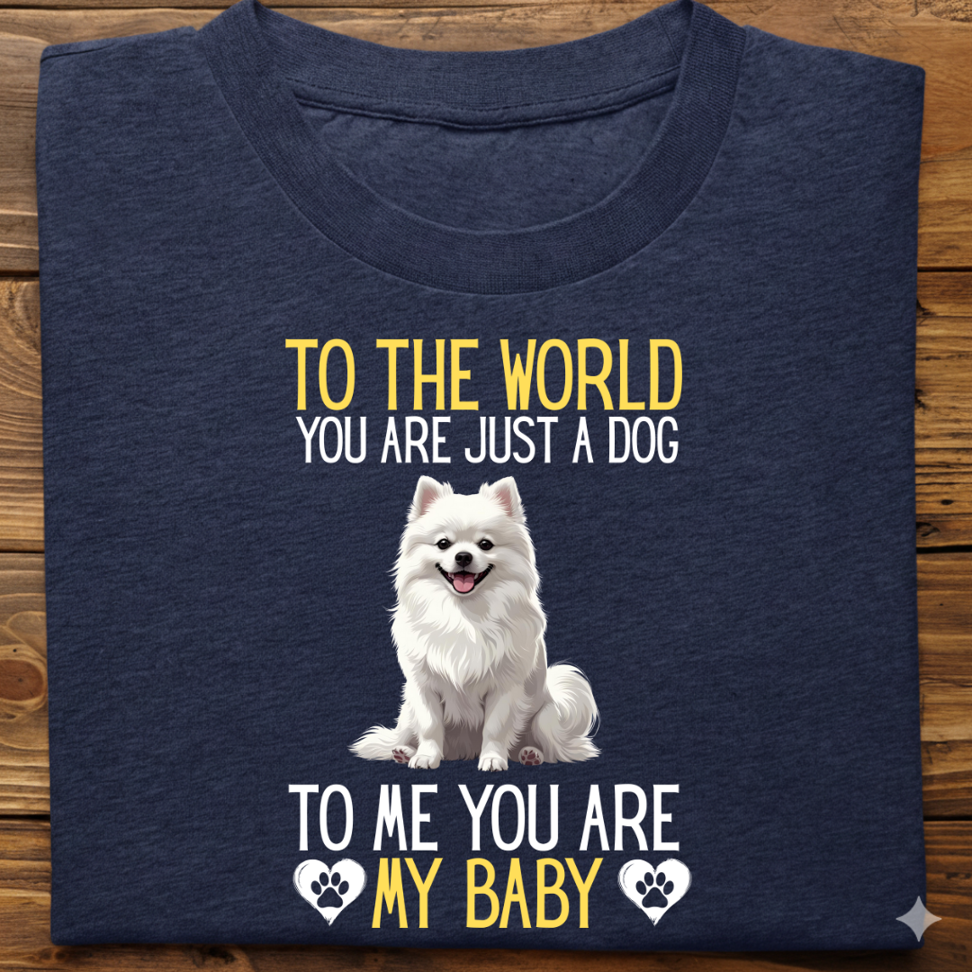 Pomeranian : To World Baby Tshirt Unisex