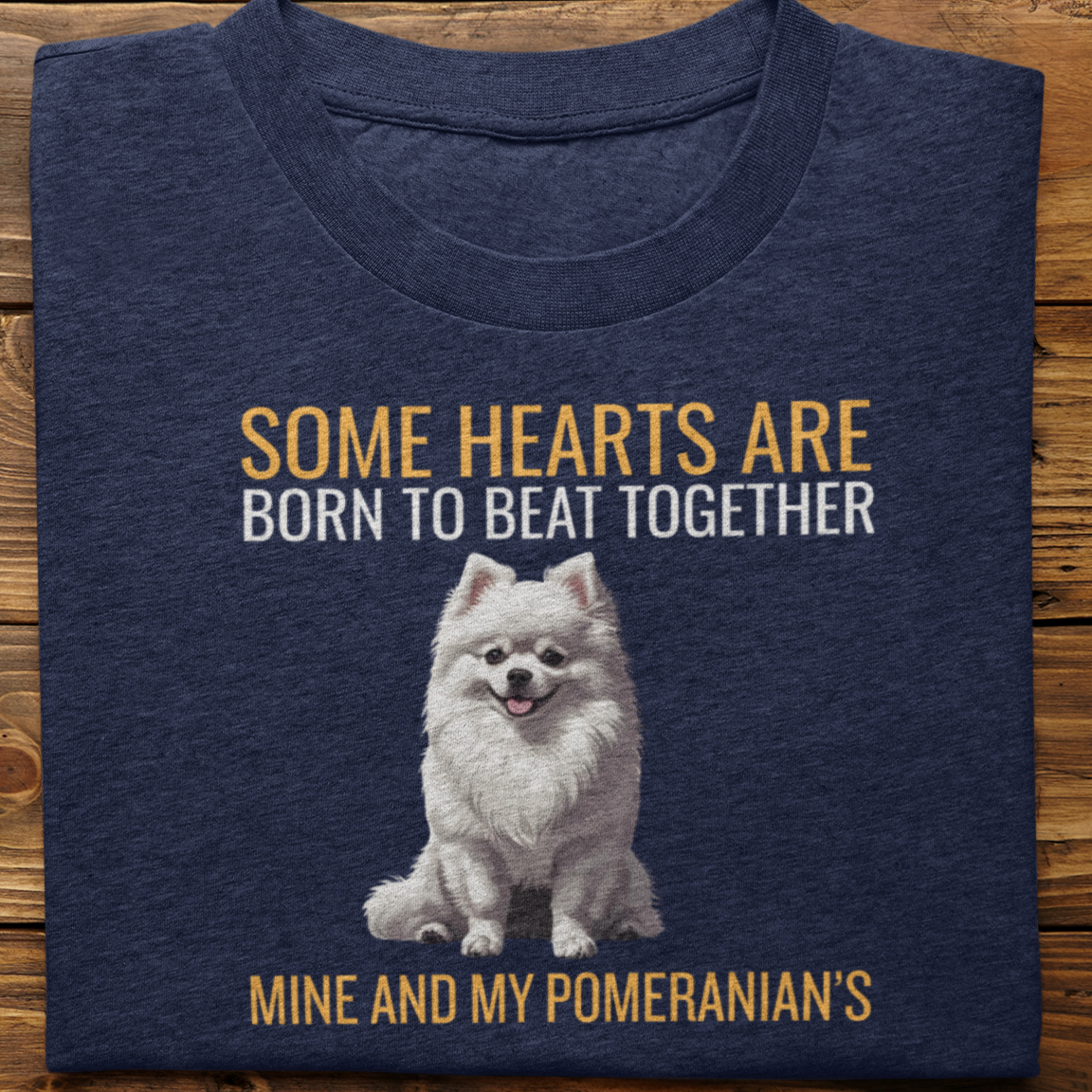 Pomeranian : Some Hearts Are Born Tshirt Unisex