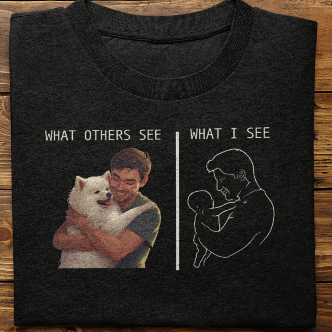 Pomeranian : What Others See Tshirt Unisex(Male)
