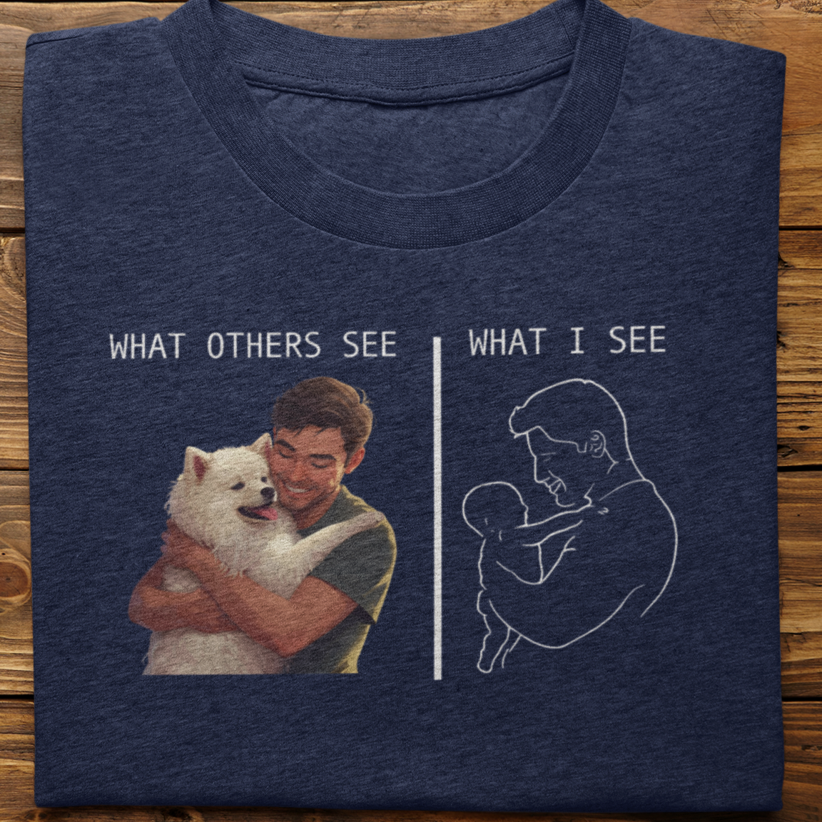 Pomeranian : What Others See Tshirt Unisex(Male)