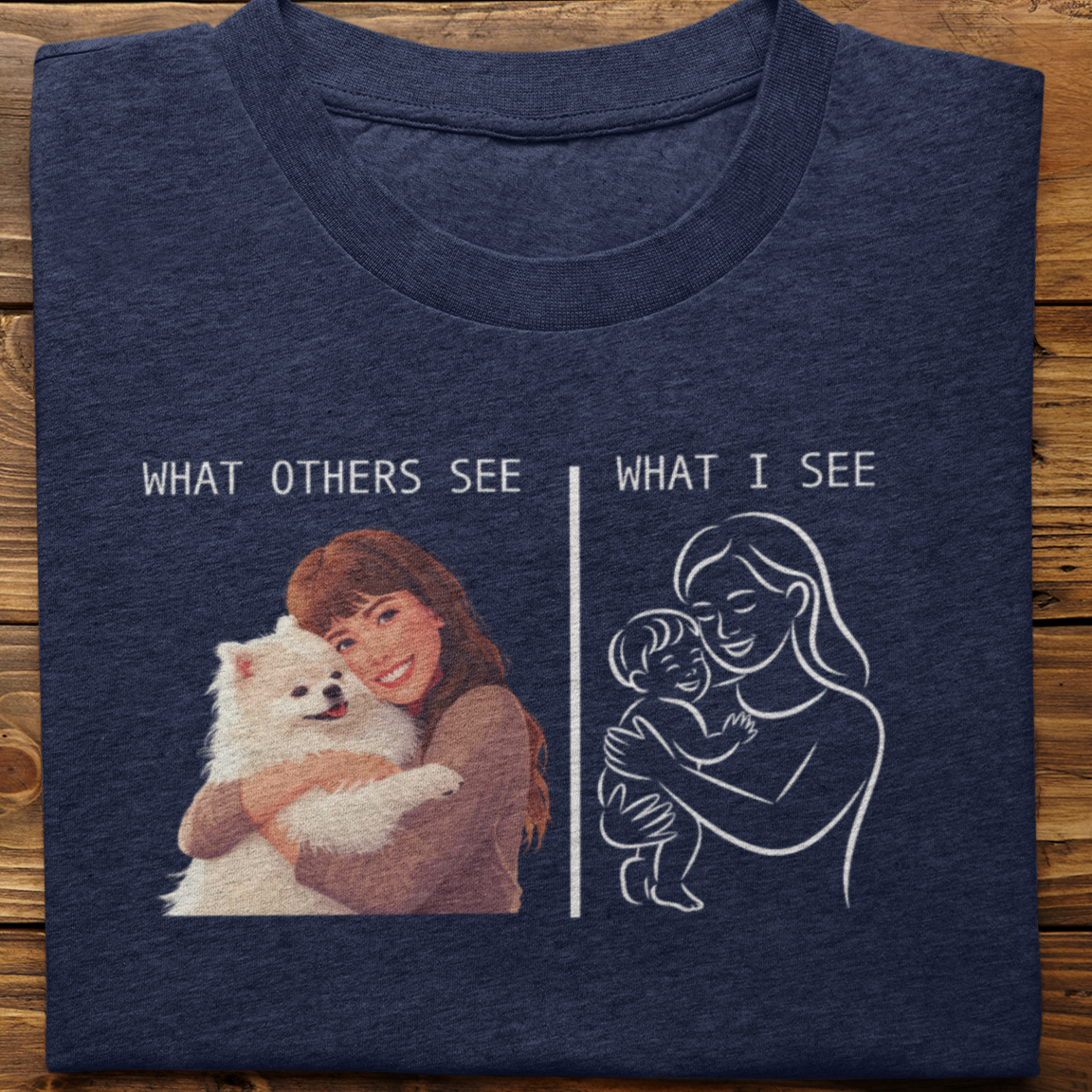 Pomeranian : What Others See Tshirt Unisex(Female)