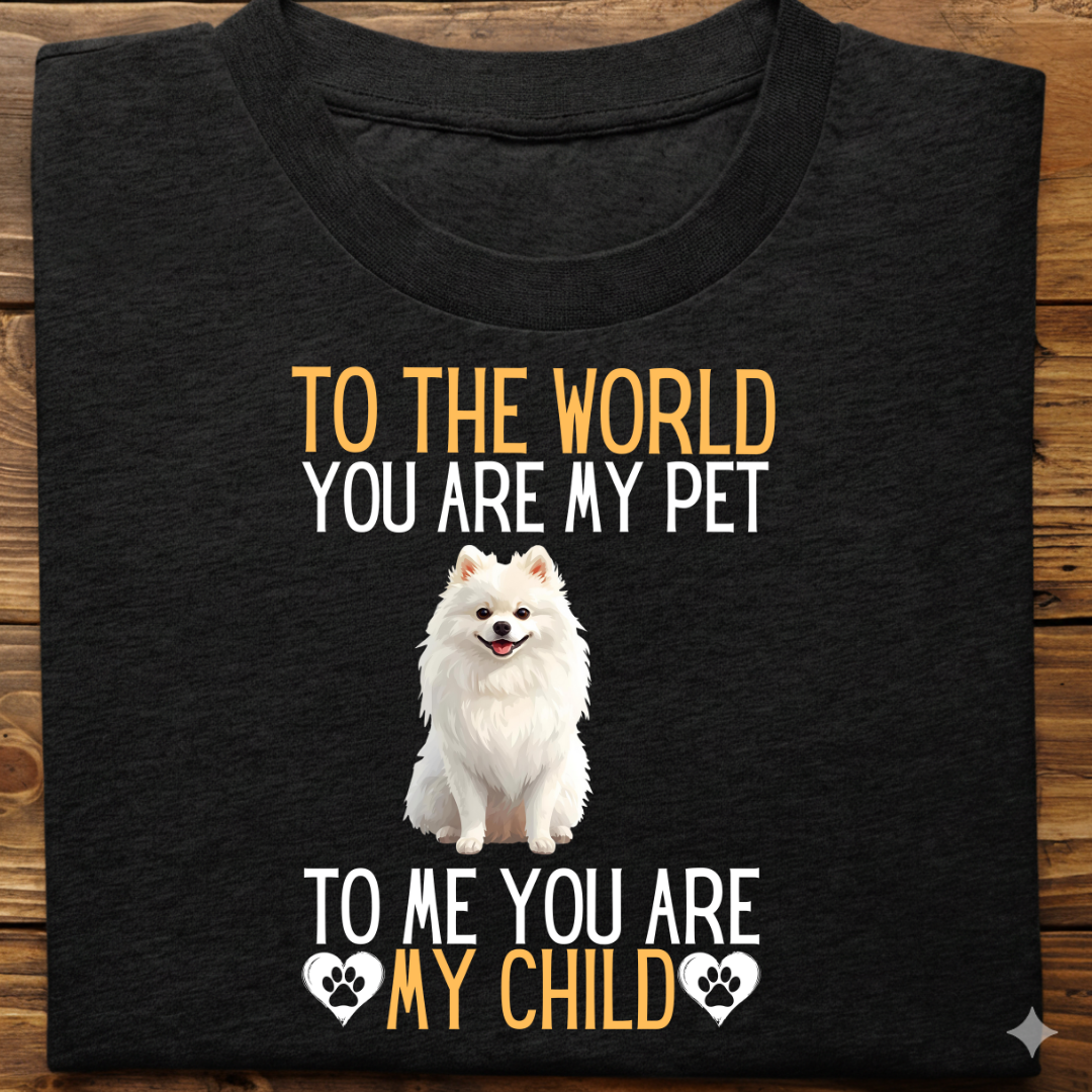 Pomeranian : To The World Child Tshirt Unisex