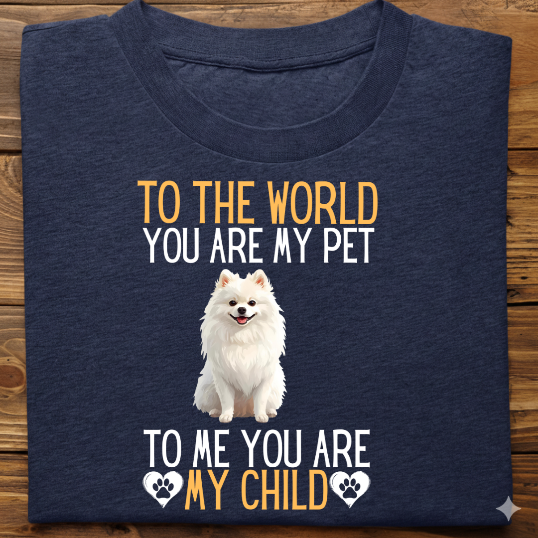 Pomeranian : To The World Child Tshirt Unisex