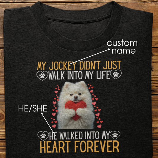 Pomeranian : Into My Heart Forever Tshirt Unisex