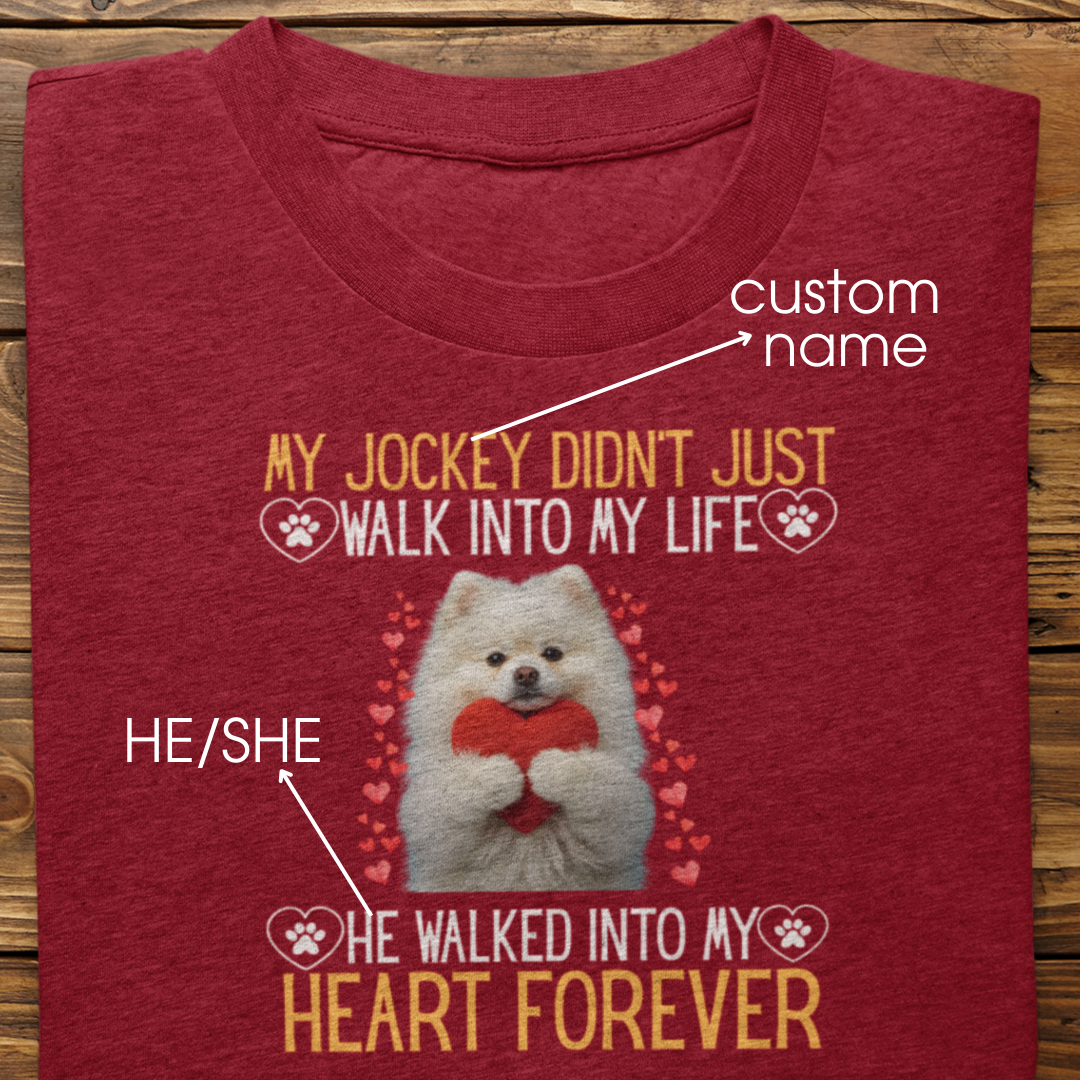 Pomeranian : Into My Heart Forever Tshirt Unisex