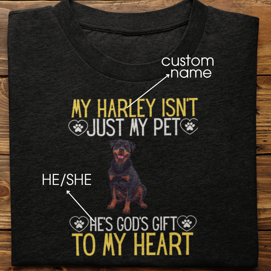 Rottweiler : God's Gift Tshirt Unisex