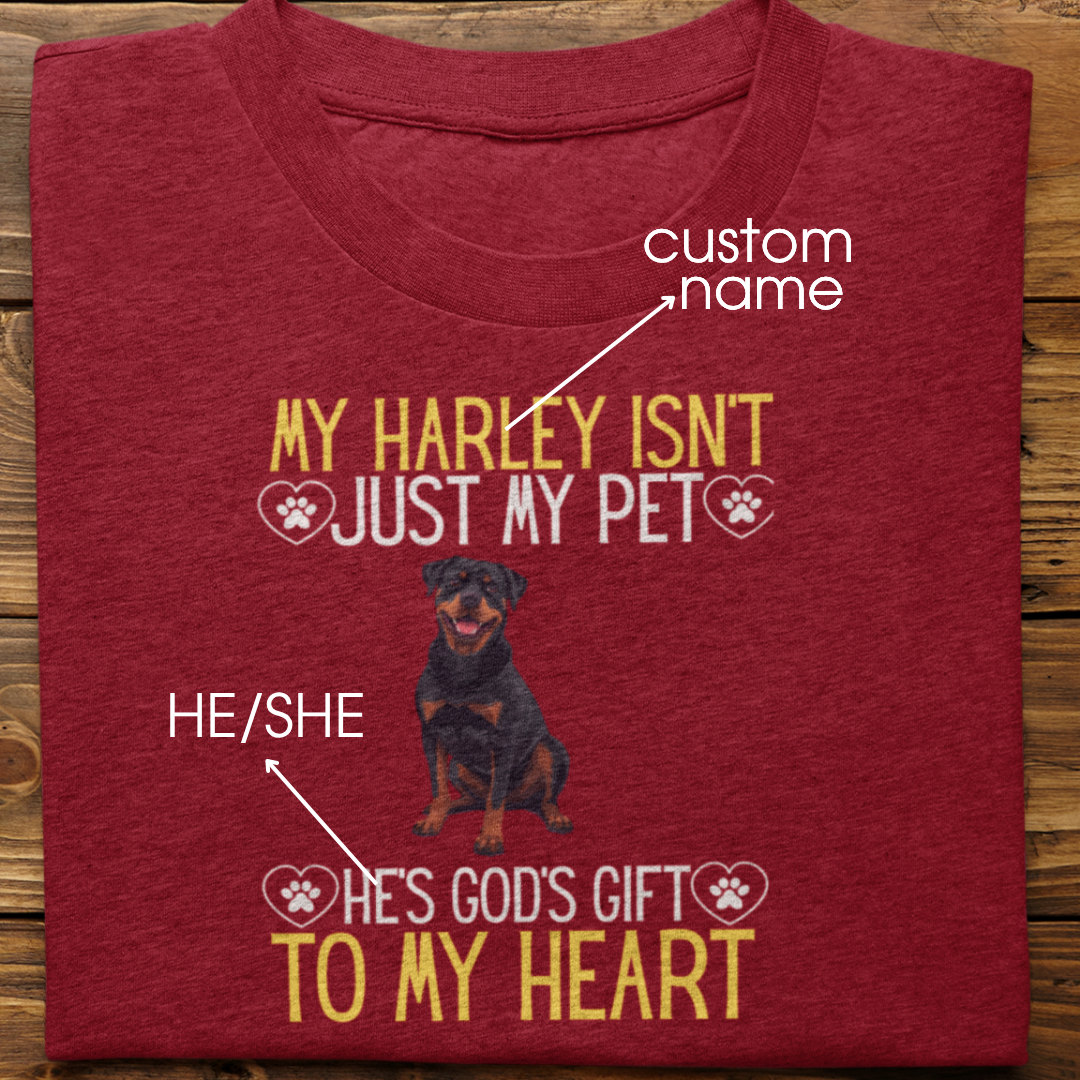 Rottweiler : God's Gift Tshirt Unisex