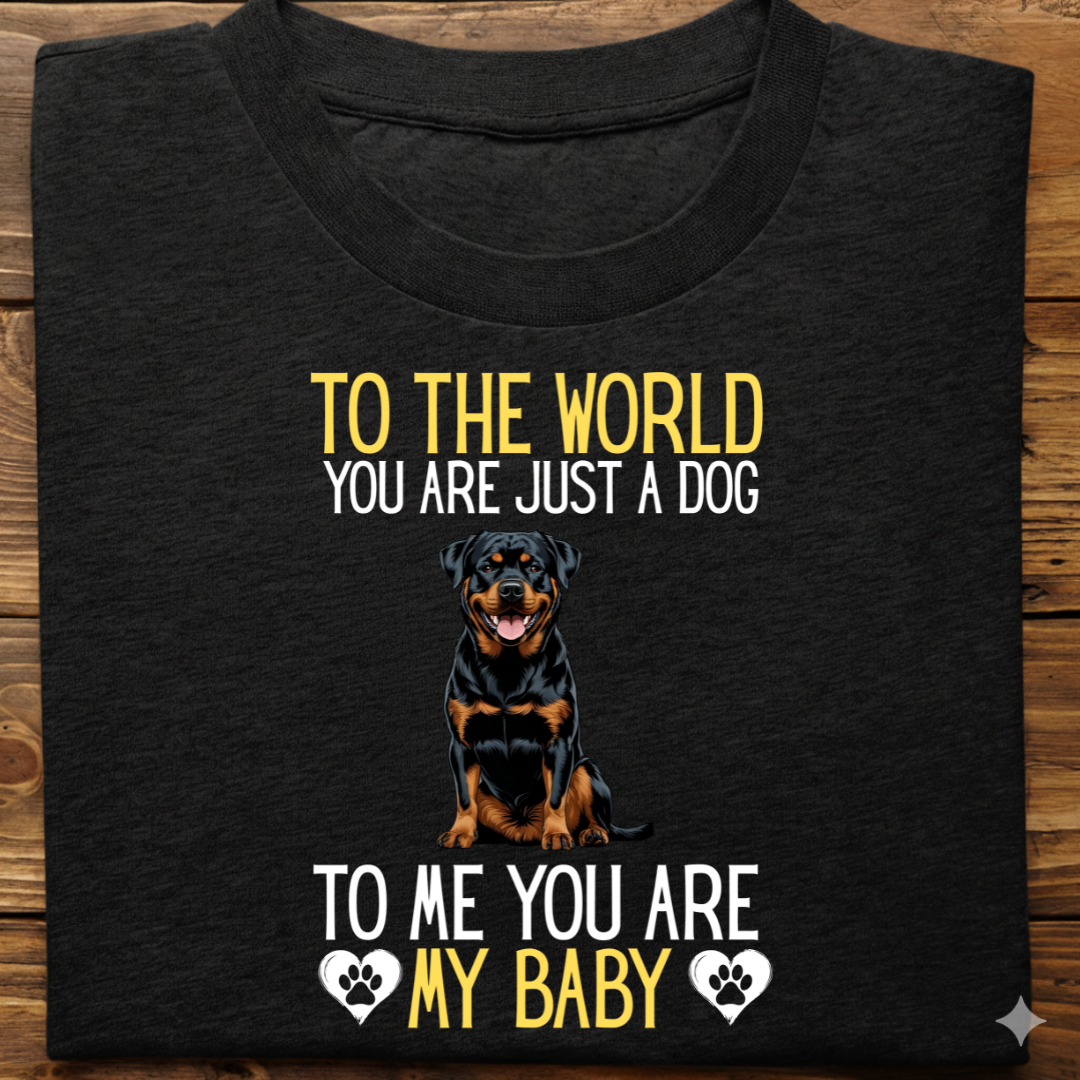 Rottweiler : To World Baby Tshirt Unisex