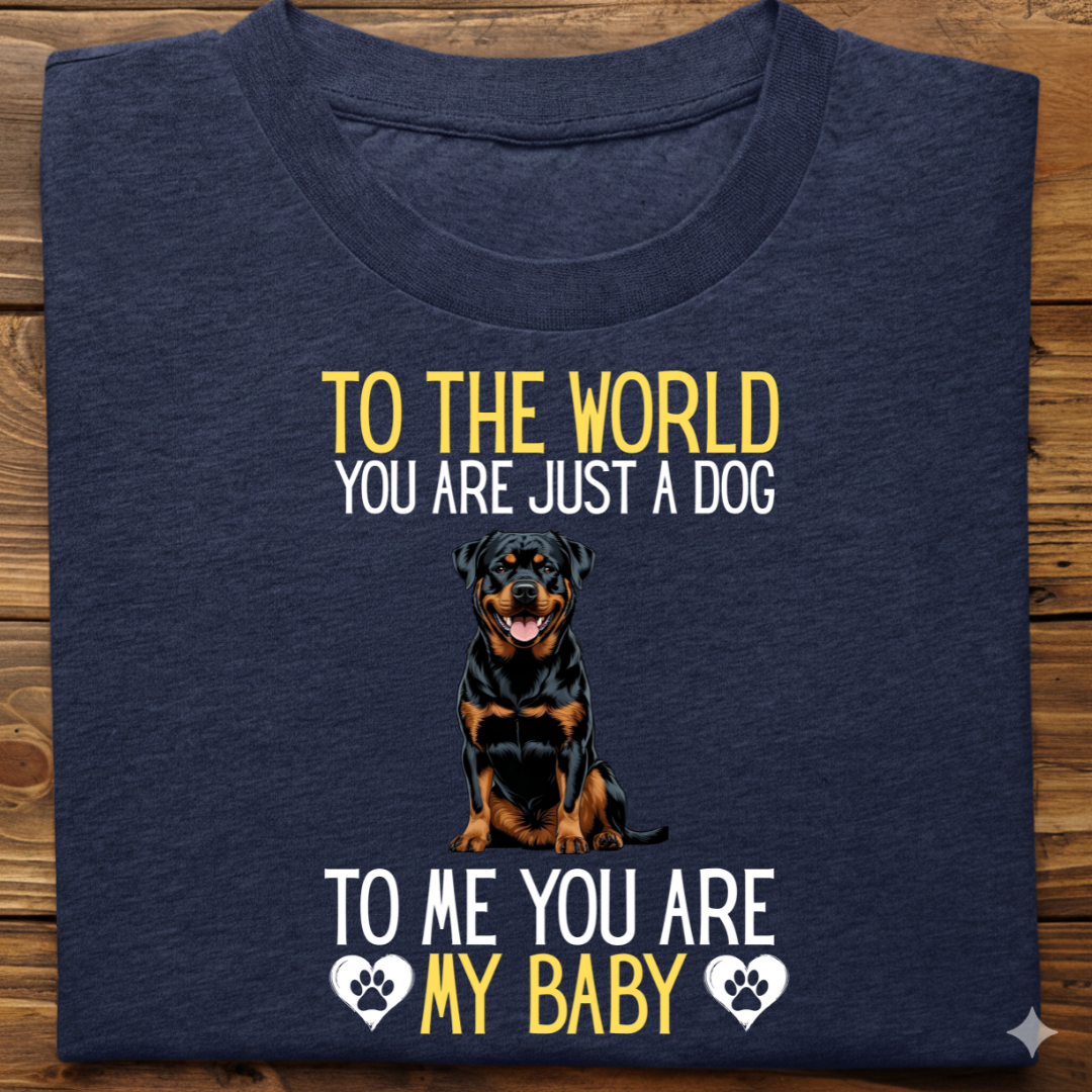 Rottweiler : To World Baby Tshirt Unisex