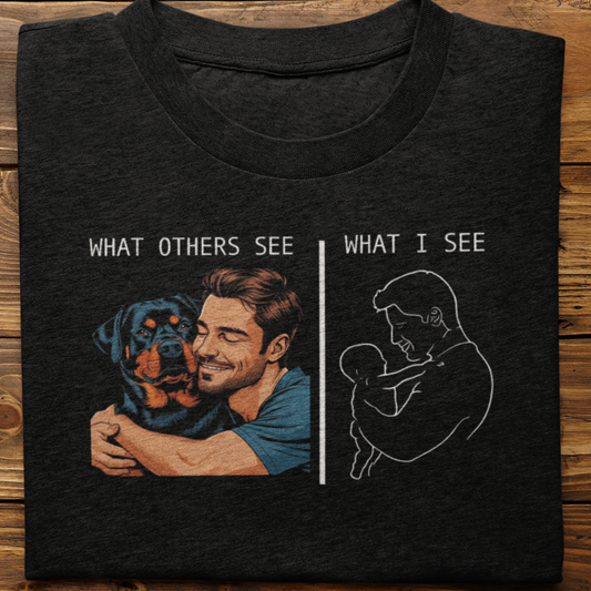 Rottweiler : What Others See Tshirt Unisex(Male)