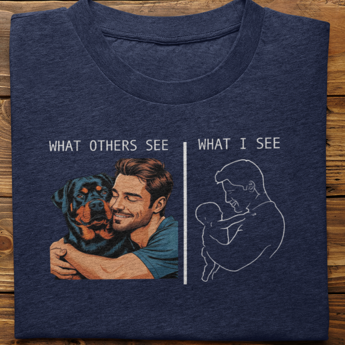 Rottweiler : What Others See Tshirt Unisex(Male)