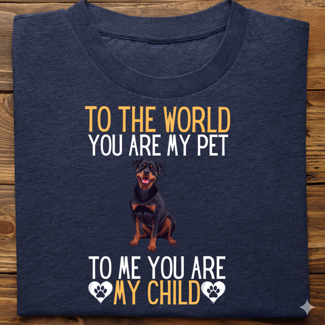 Rottweiler : To The World Child Tshirt Unisex