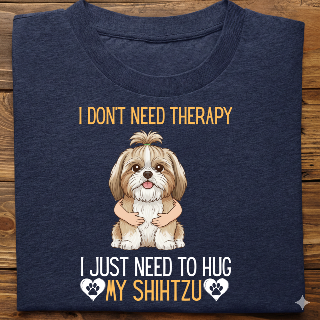 Shihtzu : Therapy Hug Tshirt Unisex