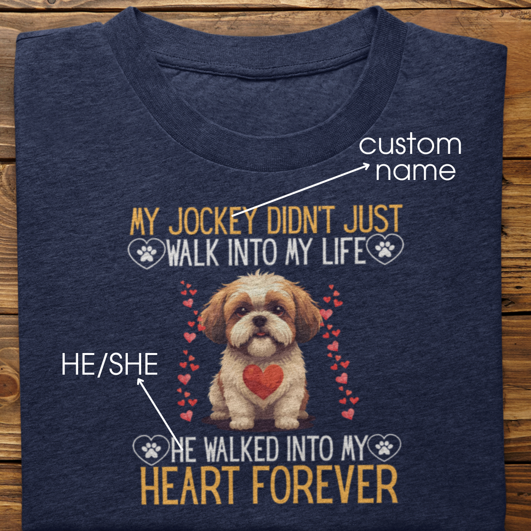 Shihtzu : Into My Heart Forever Tshirt Unisex