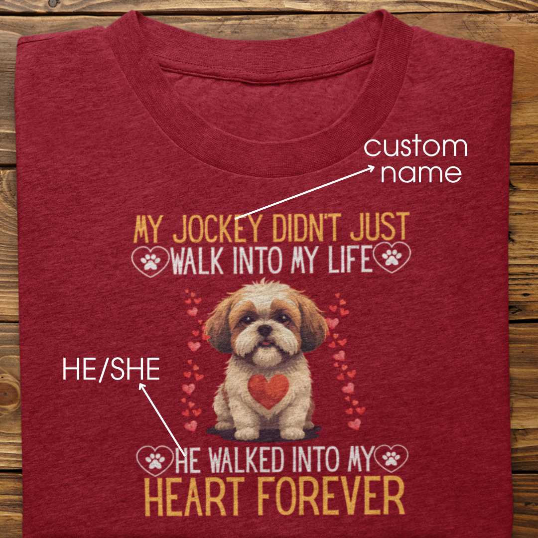 Shihtzu : Into My Heart Forever Tshirt Unisex