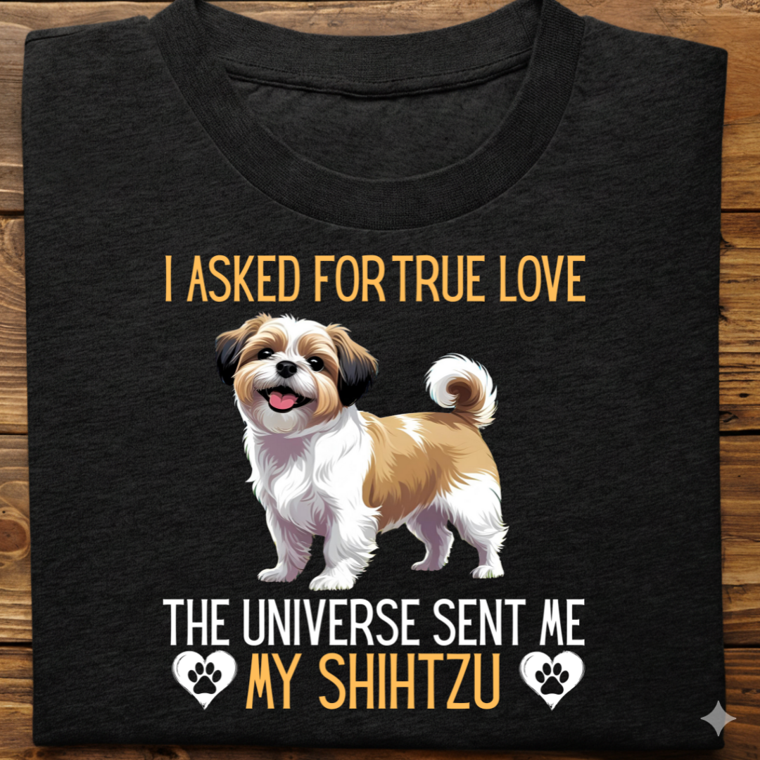 Shihtzu : Universe True Love Tshirt Unisex