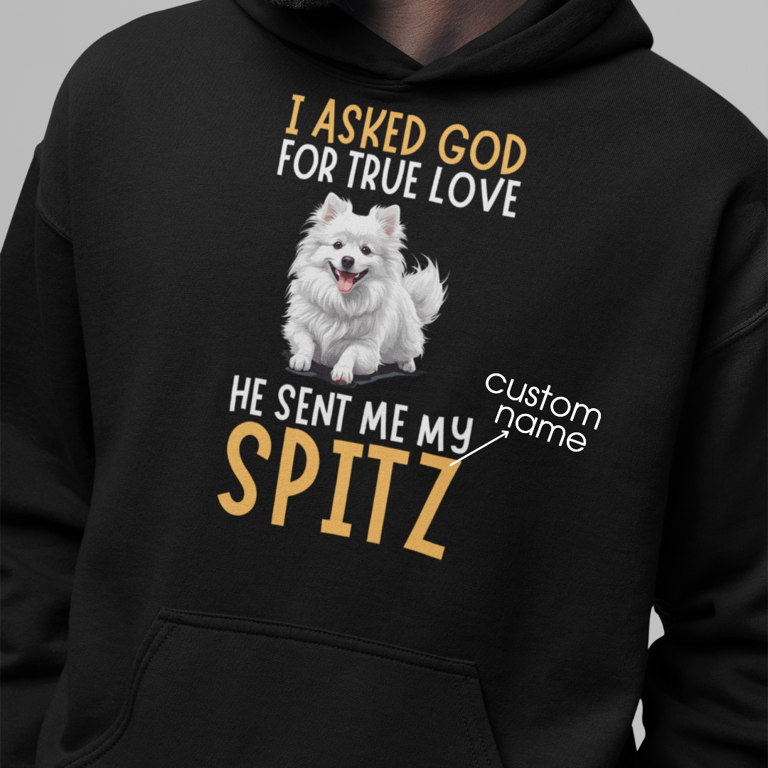 Spitz : God True Love Oversized  Hoodie Unisex