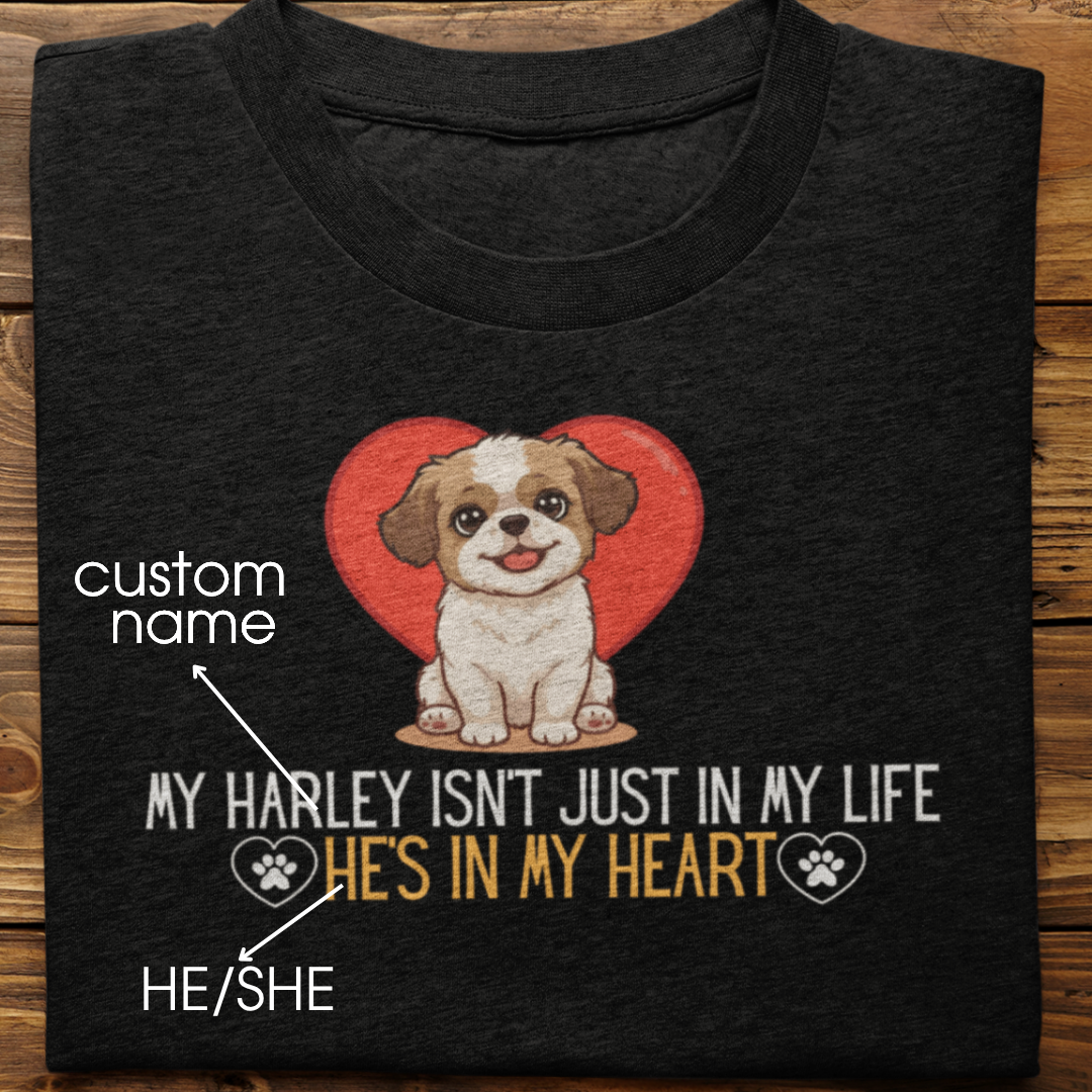 Shihtzu : In My Heart Tshirt Unisex
