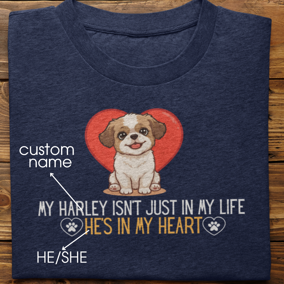 Shihtzu : In My Heart Tshirt Unisex