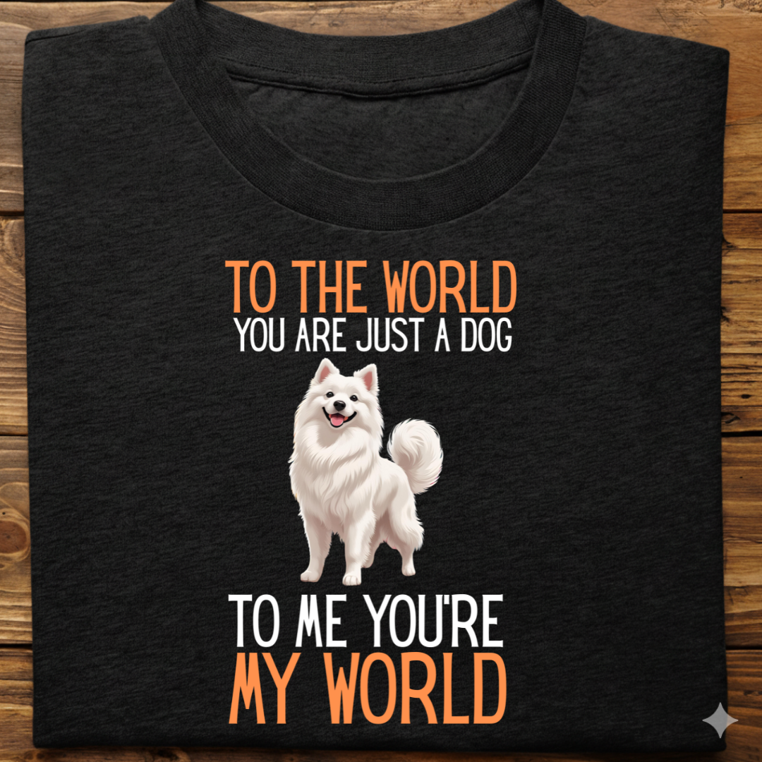 Spitz : Just A Dog world Tshirt Unisex