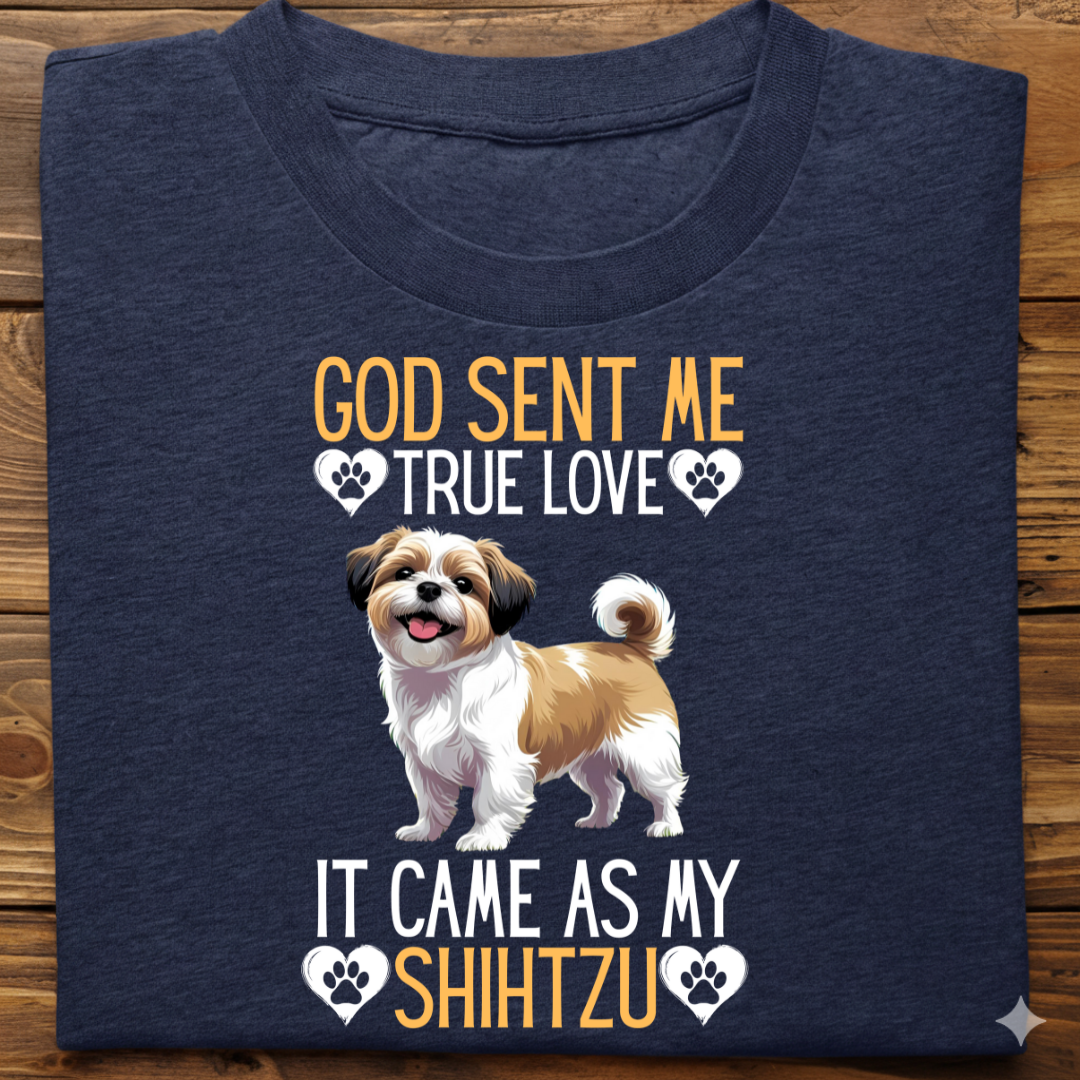Shihtzu : God Sent Me Tshirt Unisex