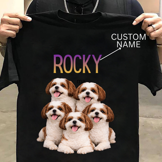 Shihtzu : ilustration Tshirt Unisex