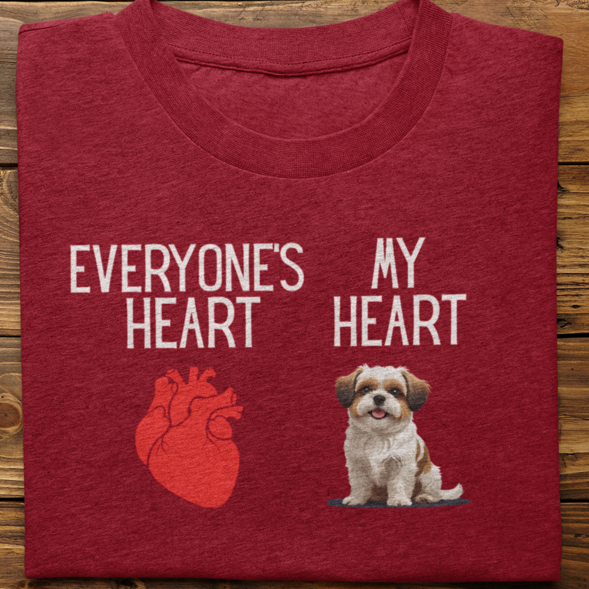 Shihtzu : My Heart Tshirt unisex