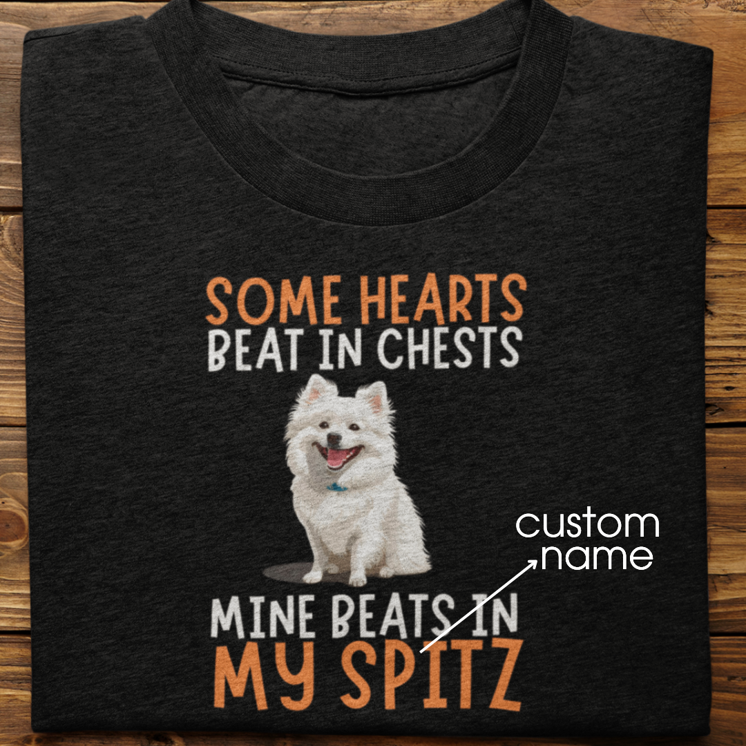 Spitz : Some Hearts Beat In Chests Tshirt Unisex