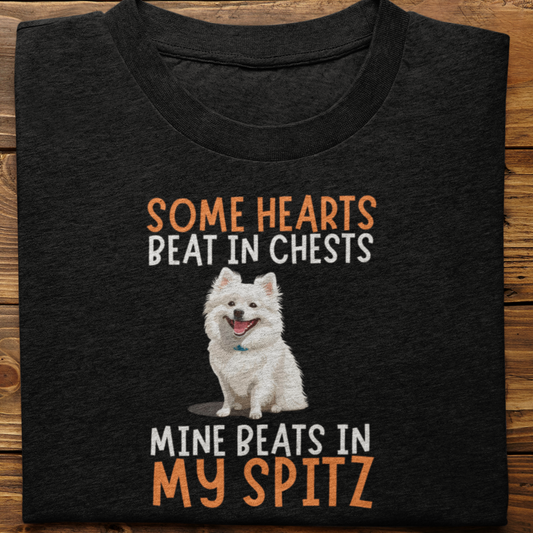 Spitz : Some Hearts Beat In Chests Tshirt Unisex