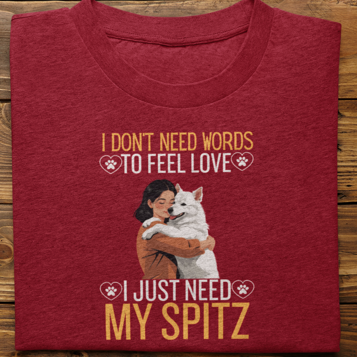 Spitz : Spitz : I Don't Need Words Tshirt Unisex(She)