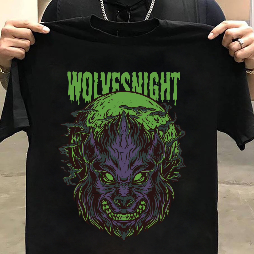 Streetwear : WolvesNight T-shirt