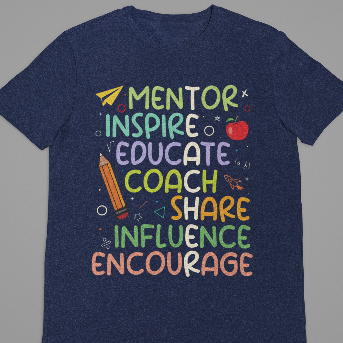 teacher : Mentor Inspire Educate Tshirt