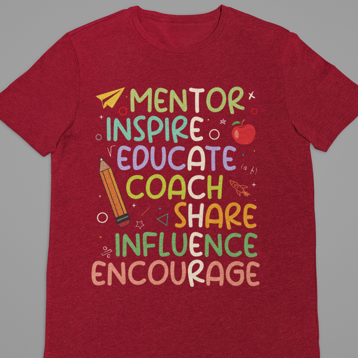 teacher : Mentor Inspire Educate Tshirt