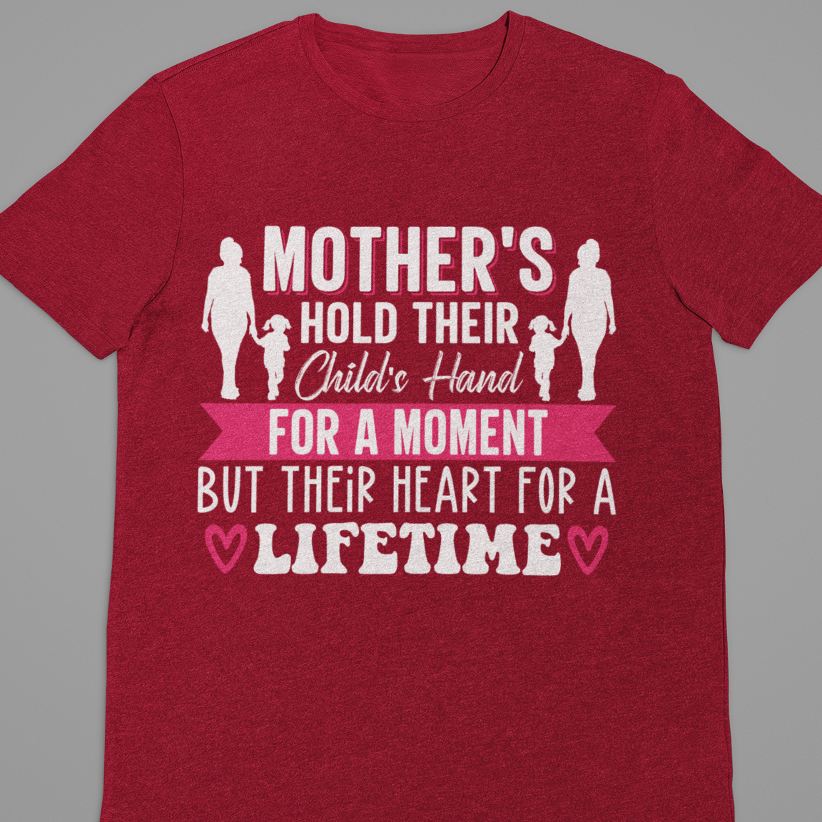 Mother : Mother's Hold Their Child Hand Tshirt Unisex