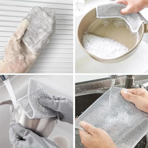 Multifunctional Non-Scratch Dish Wash Cloth