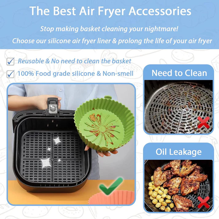 Microwave & Air Fryer Silicone Baking Tray(Buy 1 Get 1 FREE)