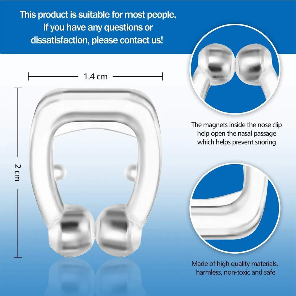 Portable Anti Snoring Nose Clip for Men and Women (Buy 1 get 1 Free)