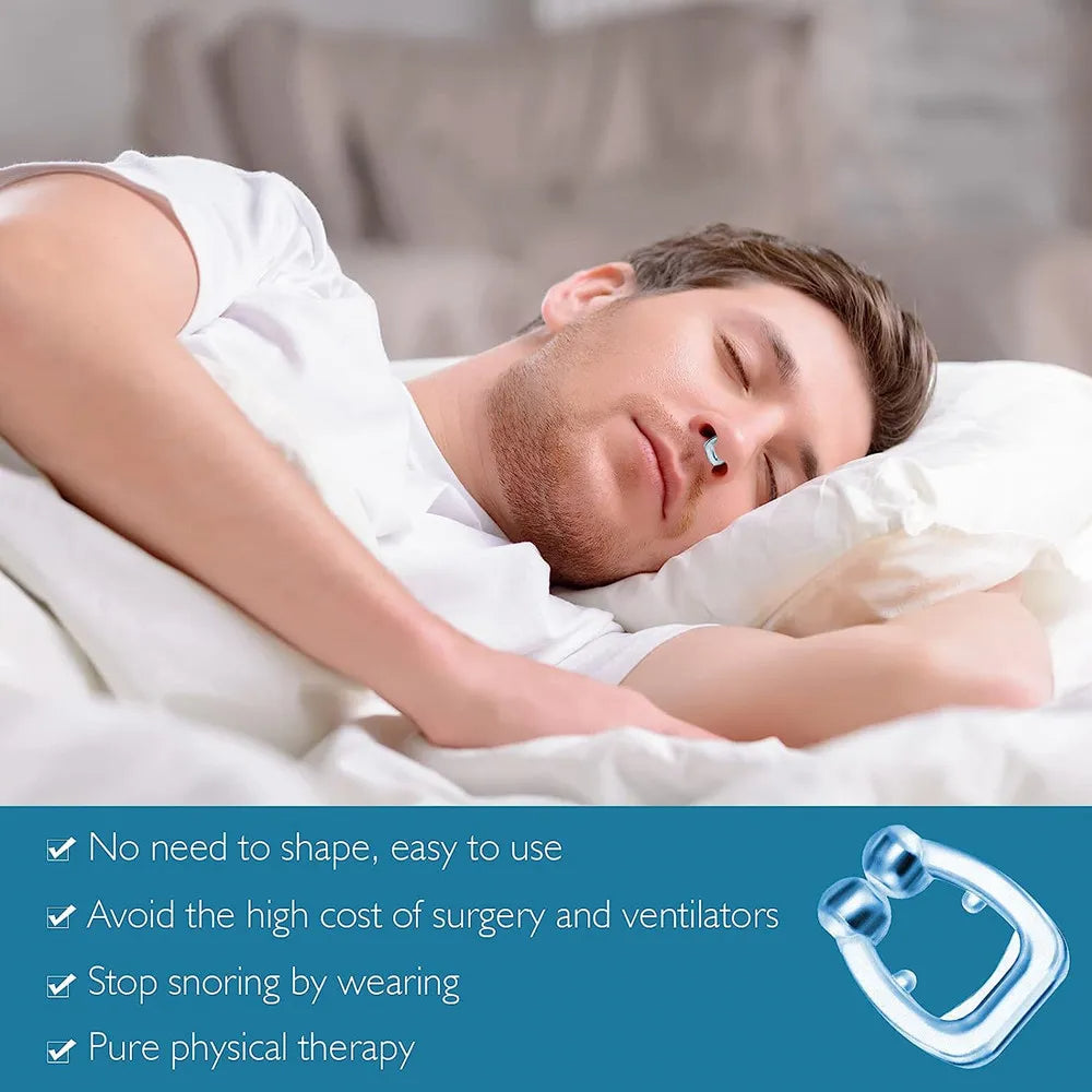 Portable Anti Snoring Nose Clip for Men and Women (Buy 1 get 1 Free)